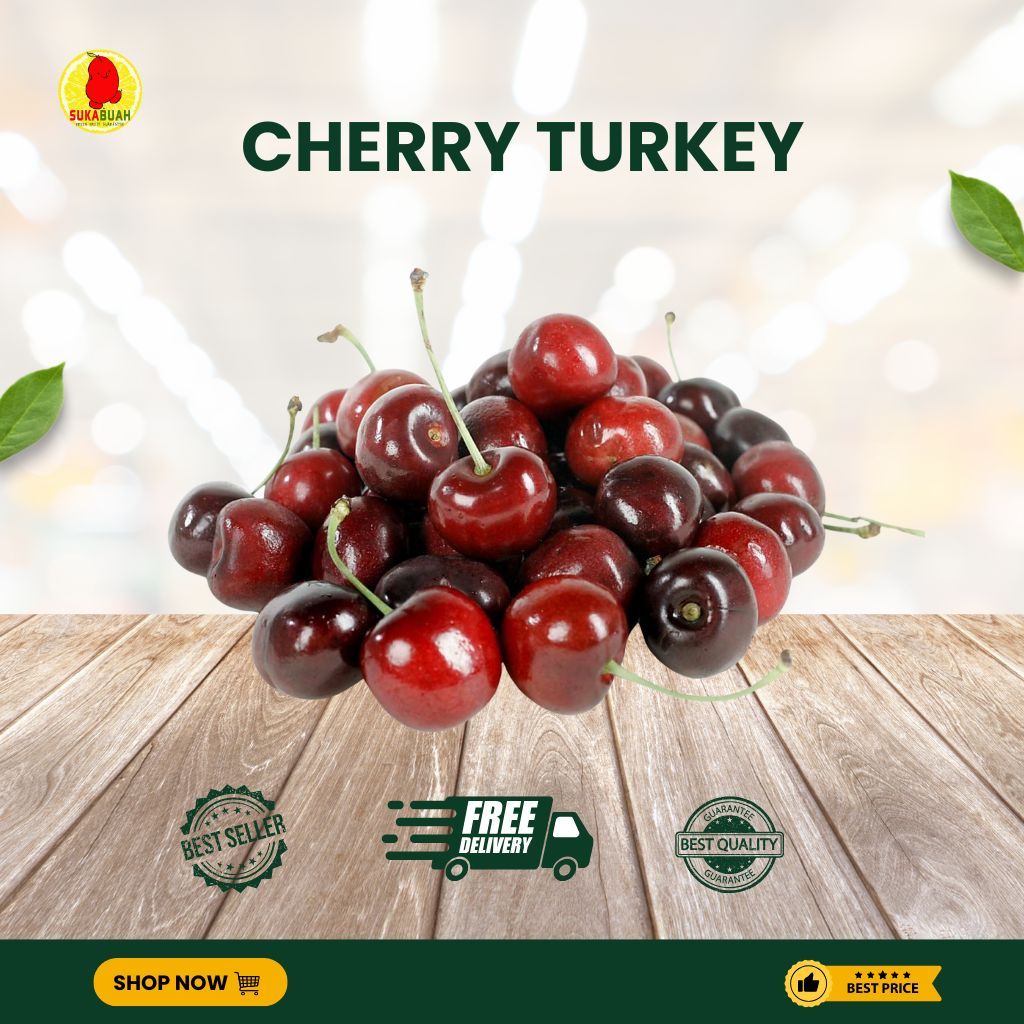 FRESH CHERRY TURKEY - BUAH IMPORT - SUKABUAH