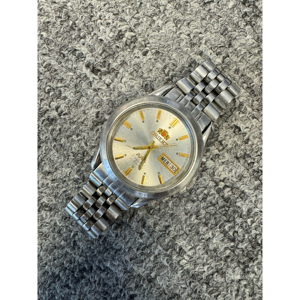 Orient AAA Crystal Automatic Gray Dial