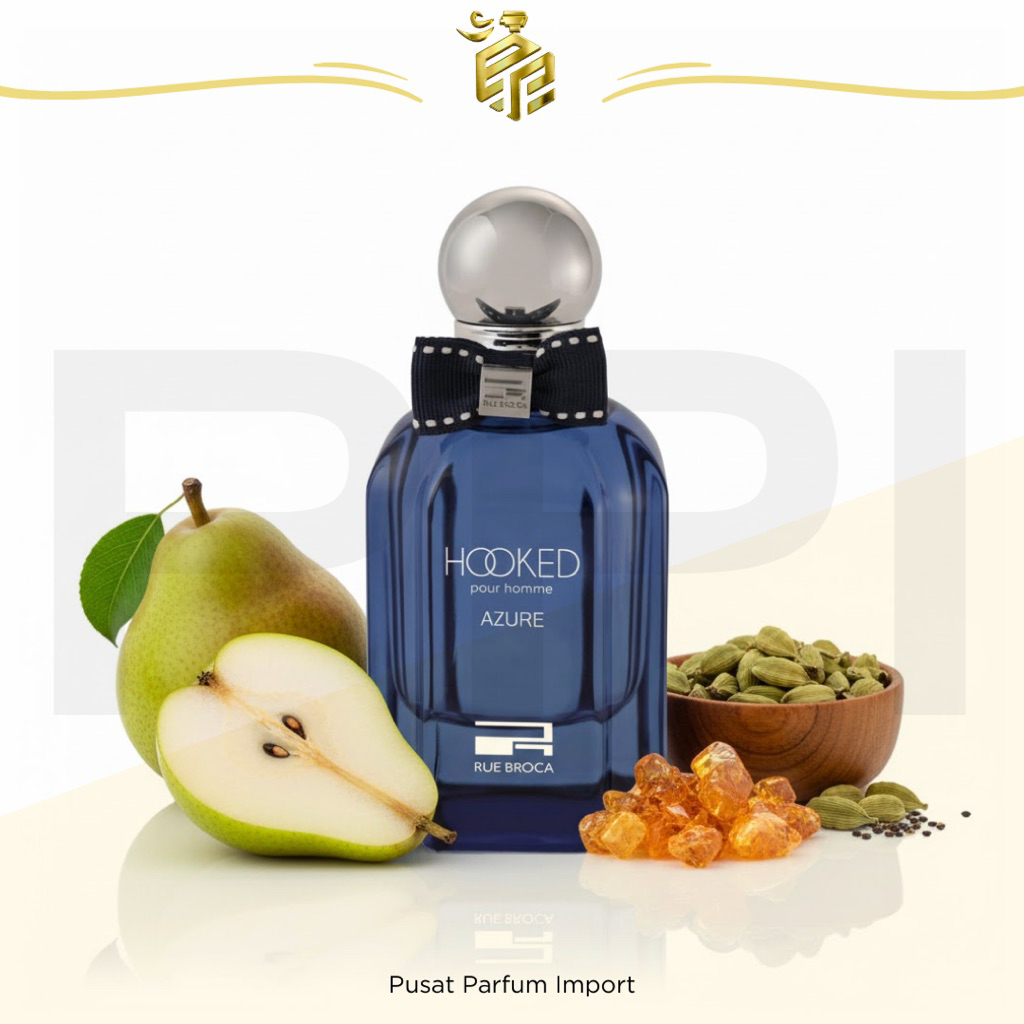HOOKED POUR HOMME AZURE by rue broca parfume