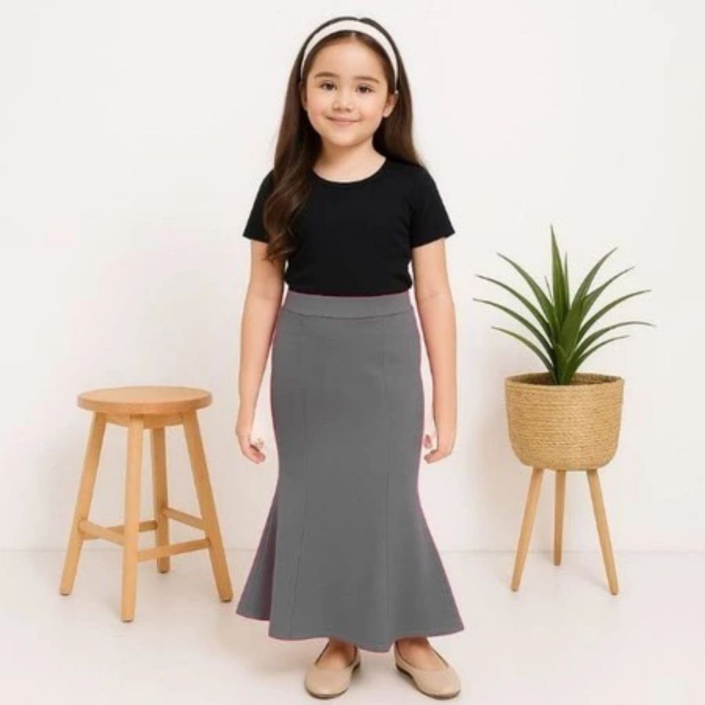 SkirtRok Anak Anak mermaid duyung Rok Duyung Anak bahan Scuba Premium Anak Anak Mermaid duyung