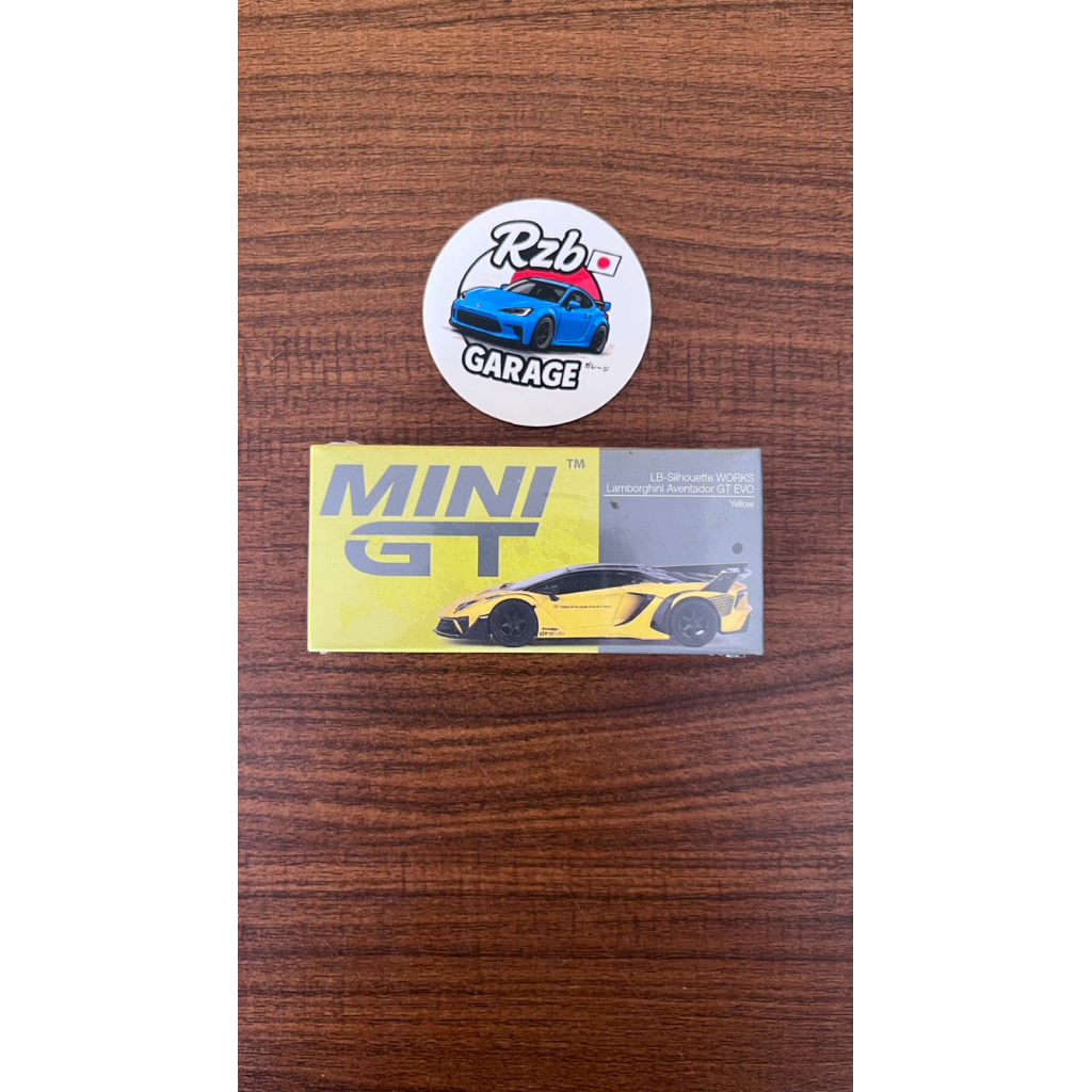 Mini GT Lamborghini Aventador GT EVO LBWK Yellow