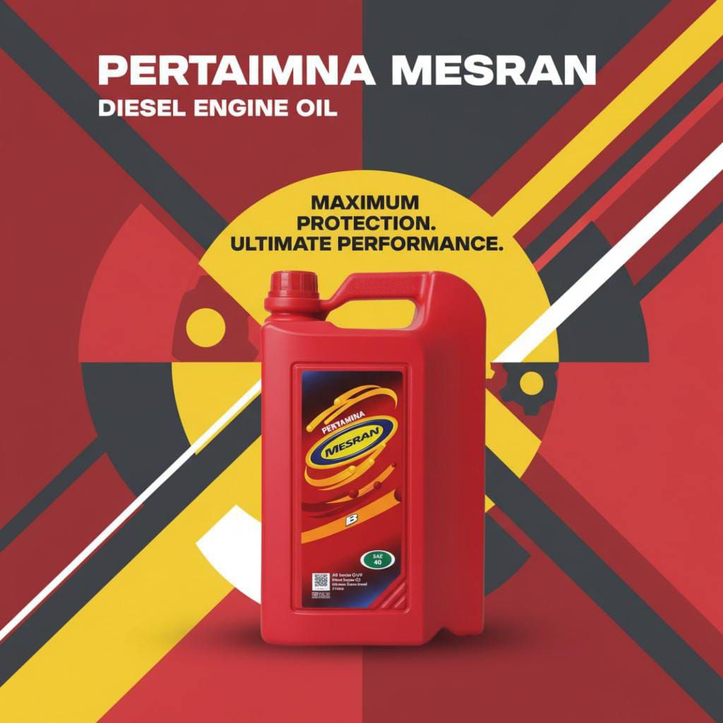 oli pertamina MESRAN B Diesel SAE 40 5liter