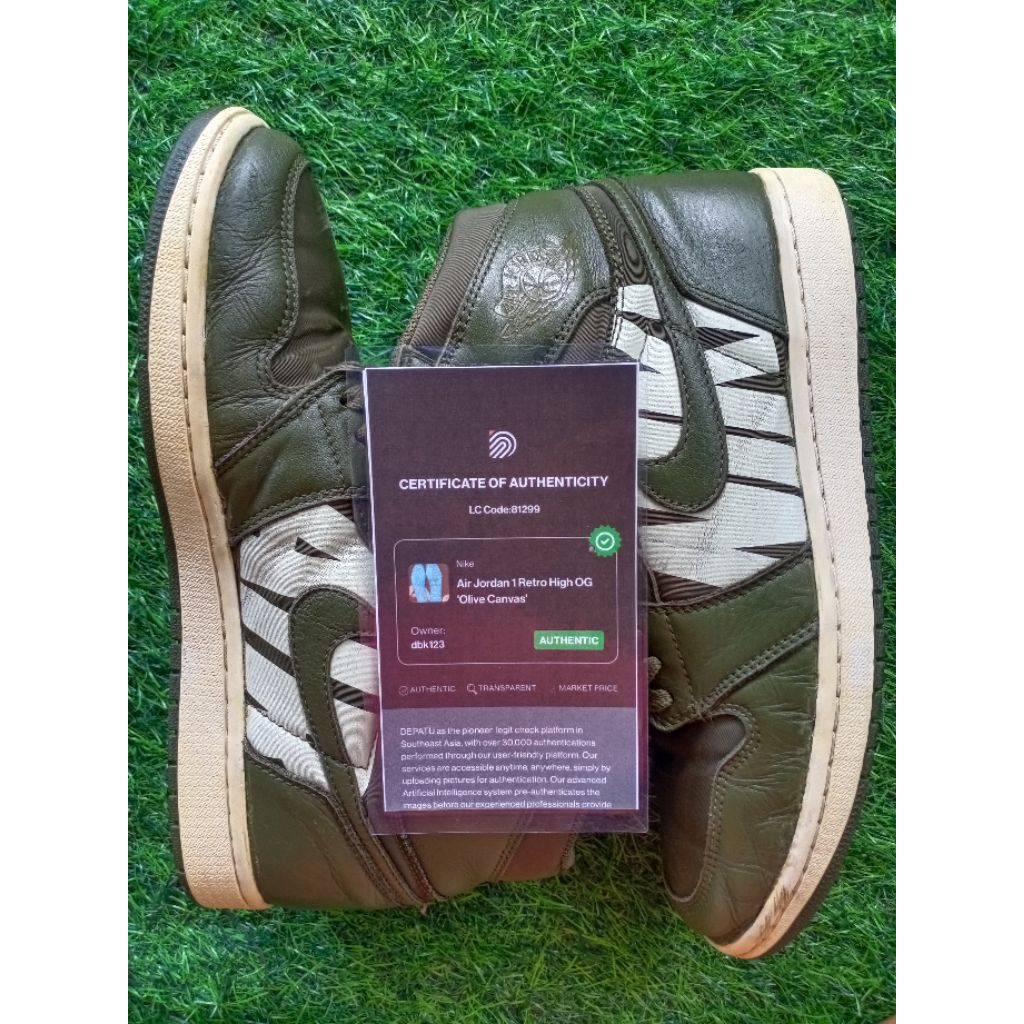 sepatu AJ 1 second