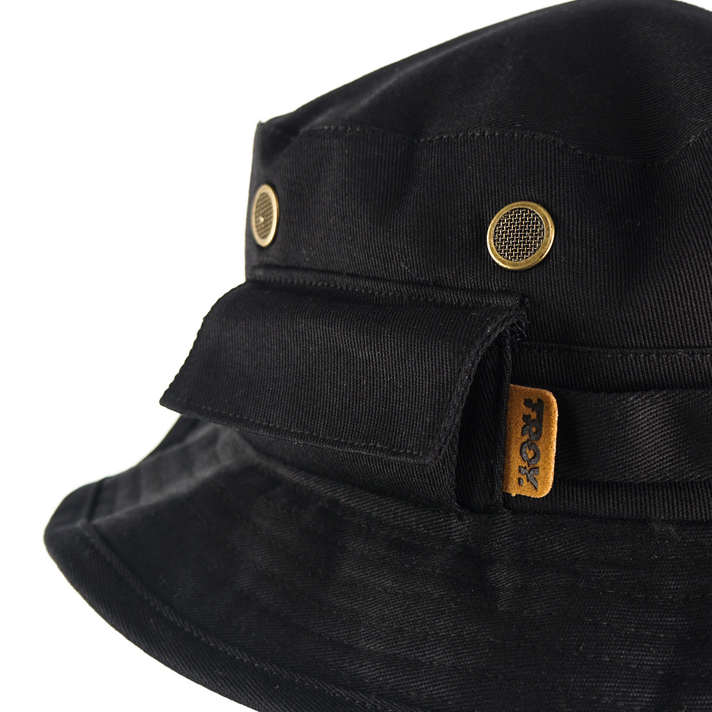 Troy Company Jungle Hat Boonie Hat Savanna - Topi Hitam Outdoor JHD 3389
