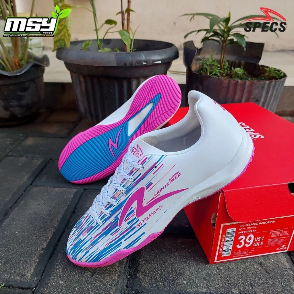 PEROMO MURAH Sepatu Futsal SPECS LIGHTSPEED REBORN / LS REBORN IN - 100% ORIGINAL