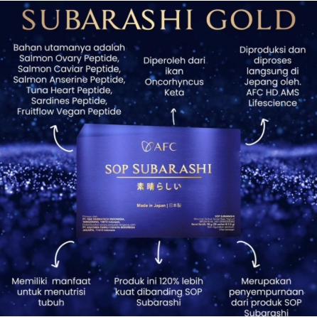 ECER SOP Subarashi 5 saset 100% ORI