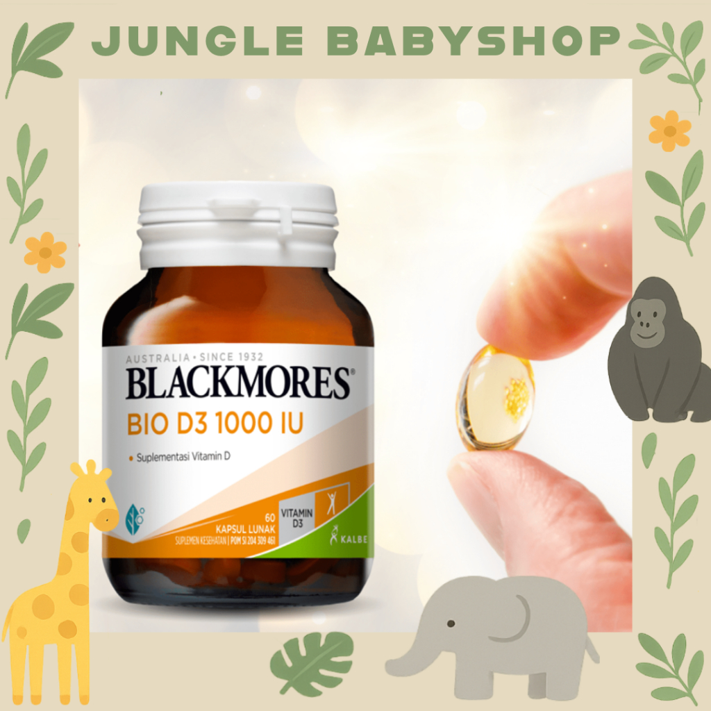 BLACKMORES VITAMIN BIO D3 1000 IU 30 60 Kapsul