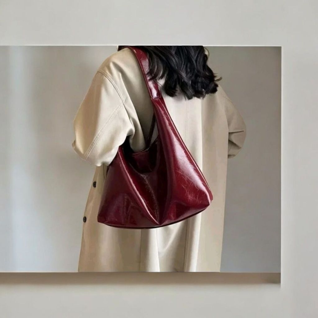 Totebag kulit premium untuk wanita kuliah