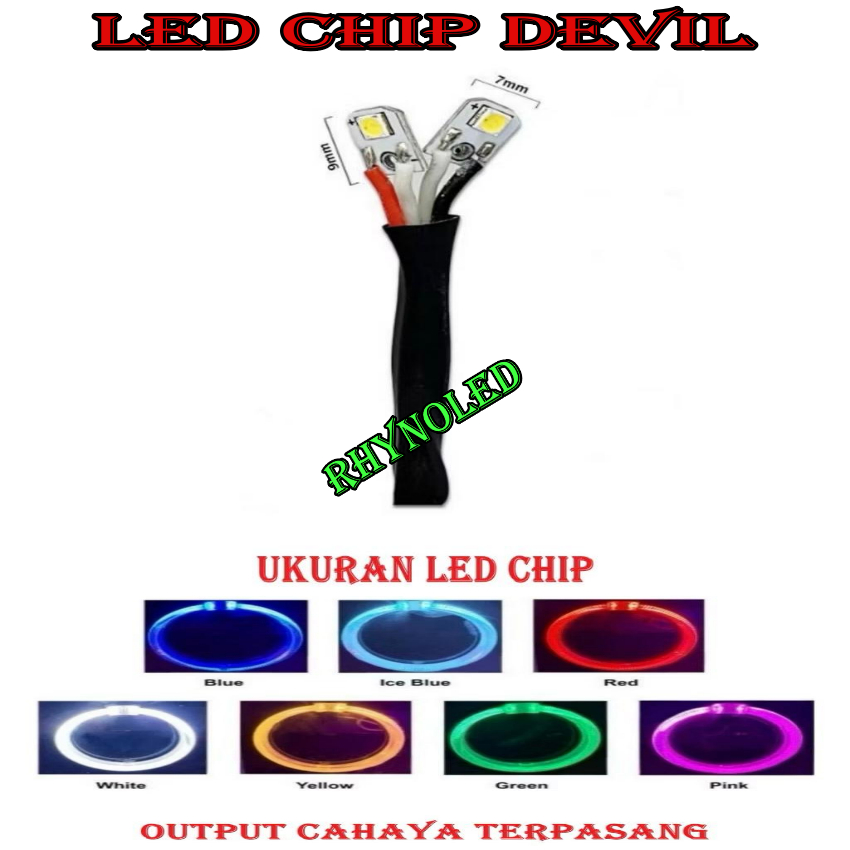 ORIGINAL LED CHIP RING KRISTAL LED CHIP ANGEL EYE KRISTAL SHROUD LED RING LAMPU LED CHIP ORI
