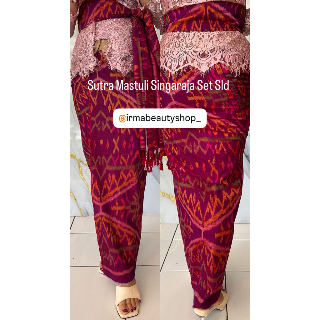 Ready Stok Sutra Mastuli Ori Set Selendang