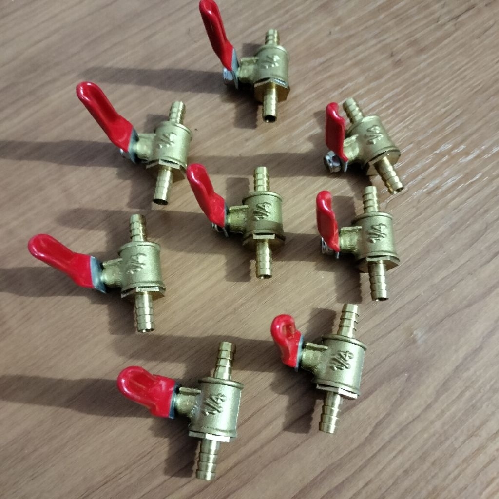 kran bensin kuningan full besi premium