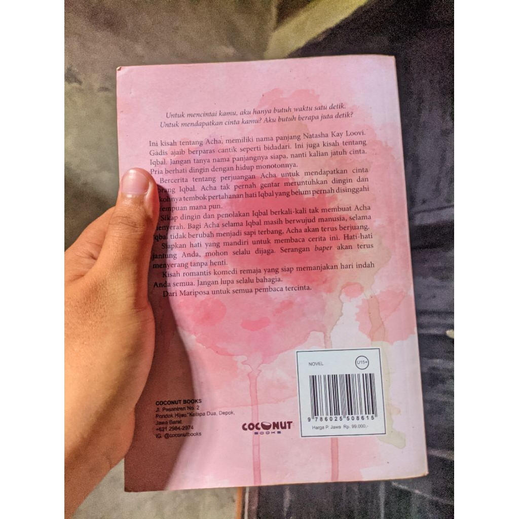 [PRELOVED] Novel Mariposa - Luluk HF Original+ttd