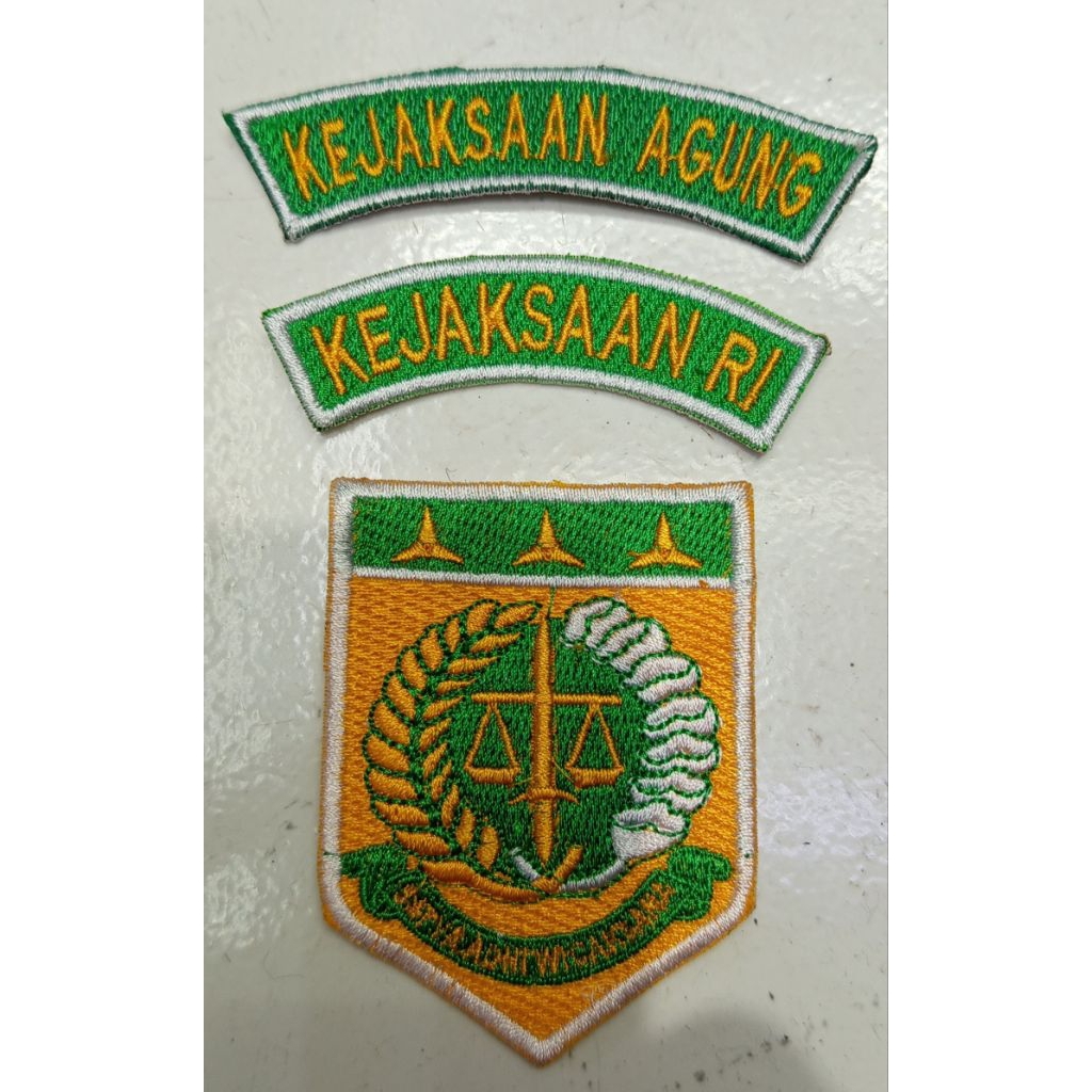 bordir logo kejaksaan/bet lokasi kejaksaan agung/logo bordir kejaksaan Ri