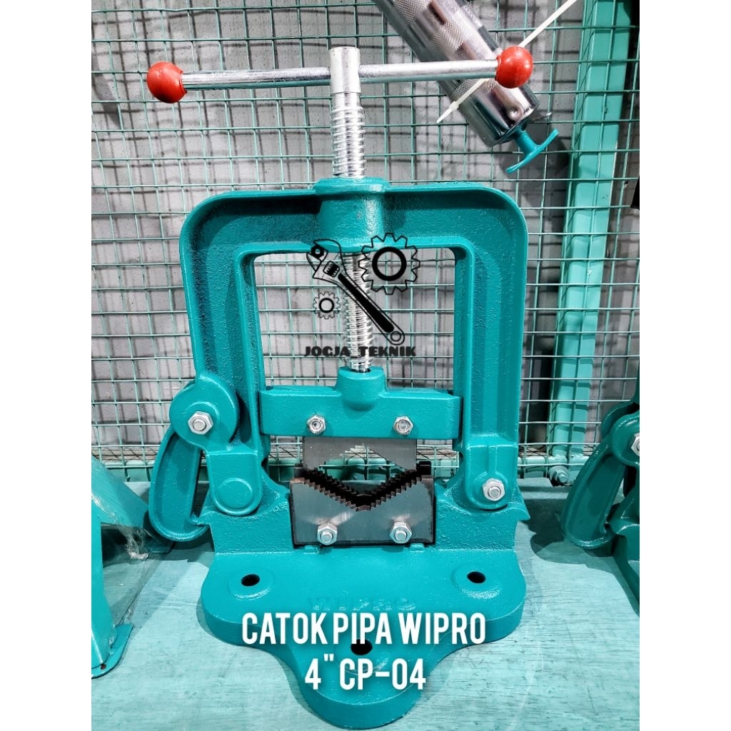 Wipro Catok Pipa 4" 100MM CP-04 / Ragum Pipe Vise Catok Pipa / Raguk Catok Pipa Wipro / Ragum Wipro 