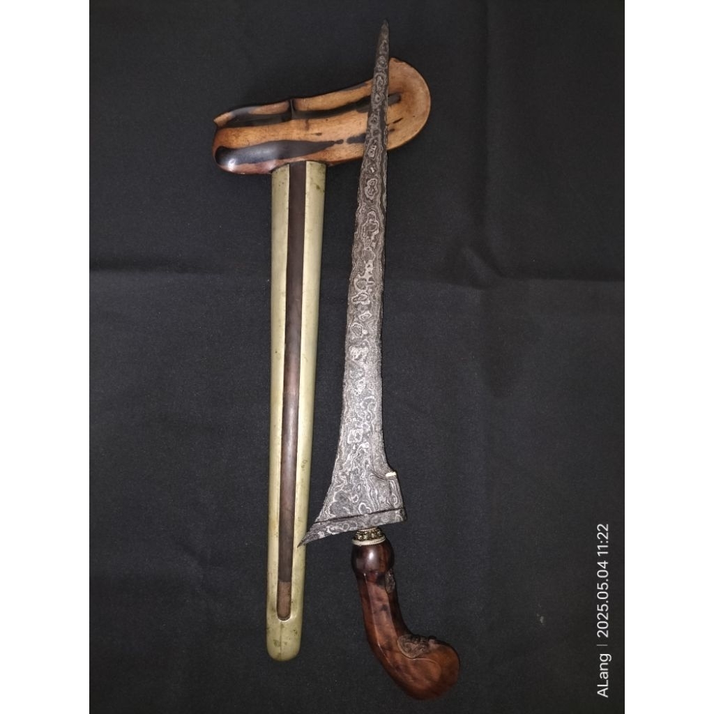 Keris Tilam Sari Pamor Waringin Wuh Original Simbang Emas Di Tikel Alis / Keris Tilam Sari Sepuh / K