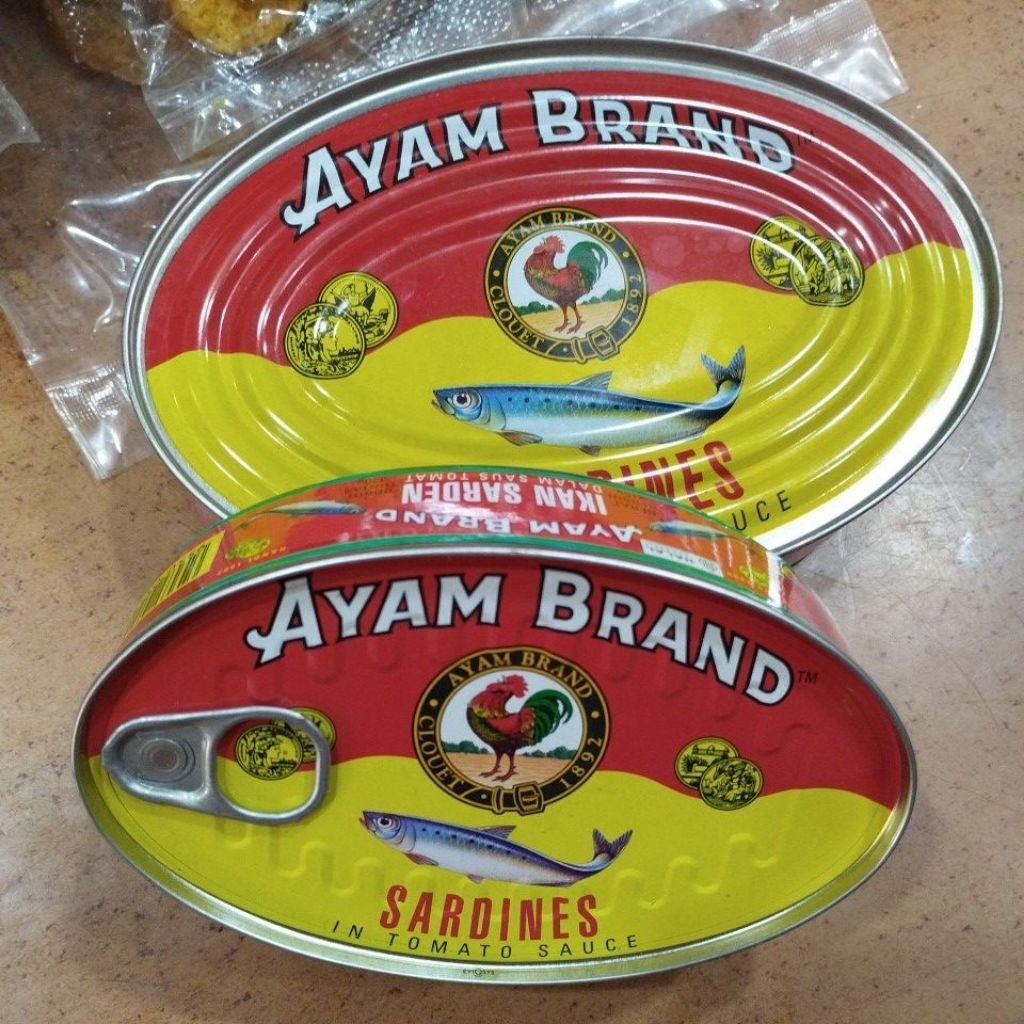 ayam brand ikan sarden kaleng oval saus tomat