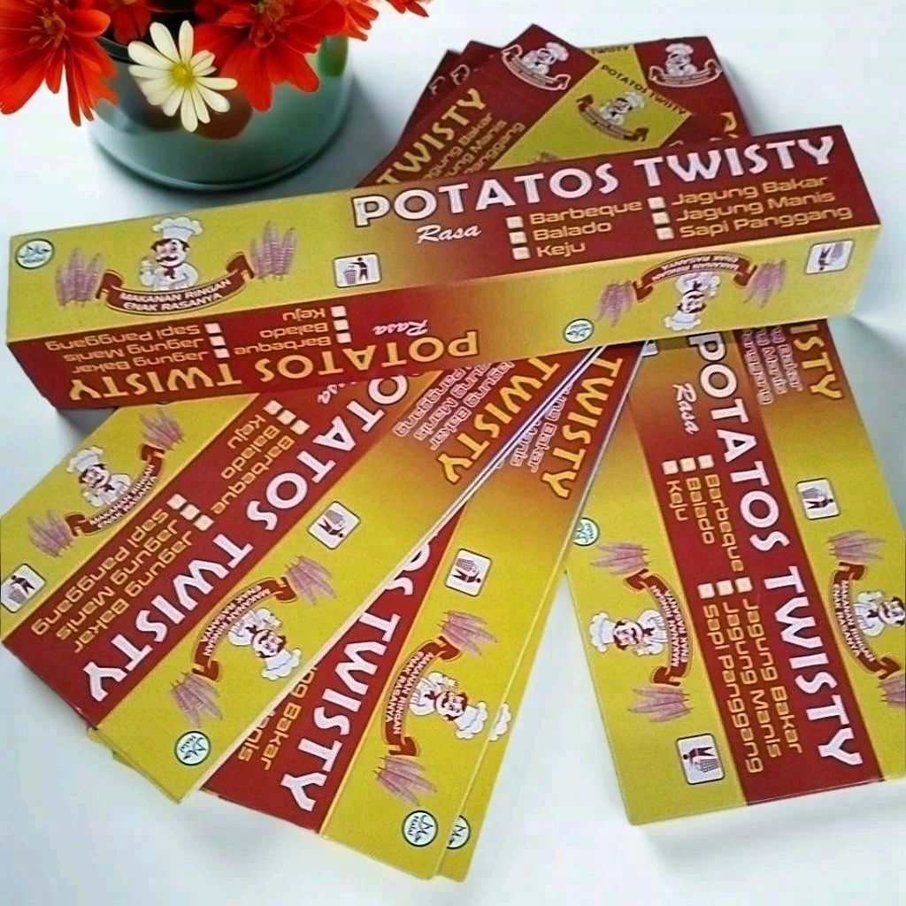 kertas kentang tornado 100pcs / kemasan kertas kentang tornado