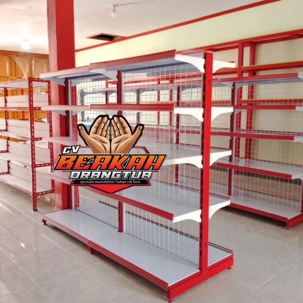 Rak minimarket double 150