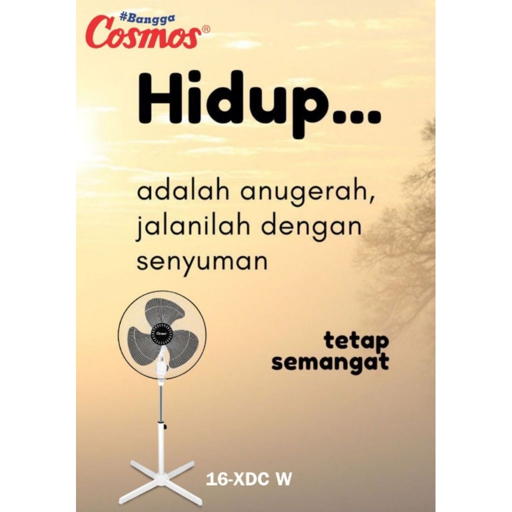 COSMOS 16-XDC Stand Fan Cosmos Kipas Berdiri 16 Inch 16 XDC 16XDC Kaki Silang