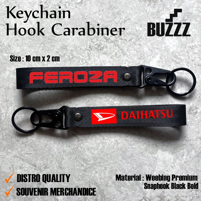 GANTUNGAN KUNCI DAIHATSU FEROZA - KEYCHAIN FEROZA - CARABINER  DAIHATSU FEROZA - GANTUNGAN KUNCI DAI