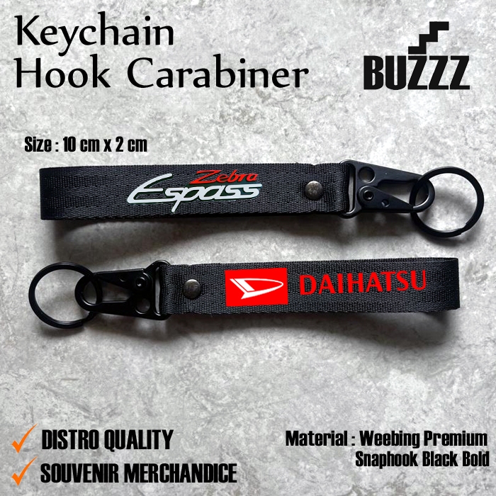 GANTUNGAN KUNCI DAIHATSU ESPASS - KEYCHAIN ZEBRA ESPASS - CARABINER  DAIHATSU ESPASS - GANTUNGAN KUN