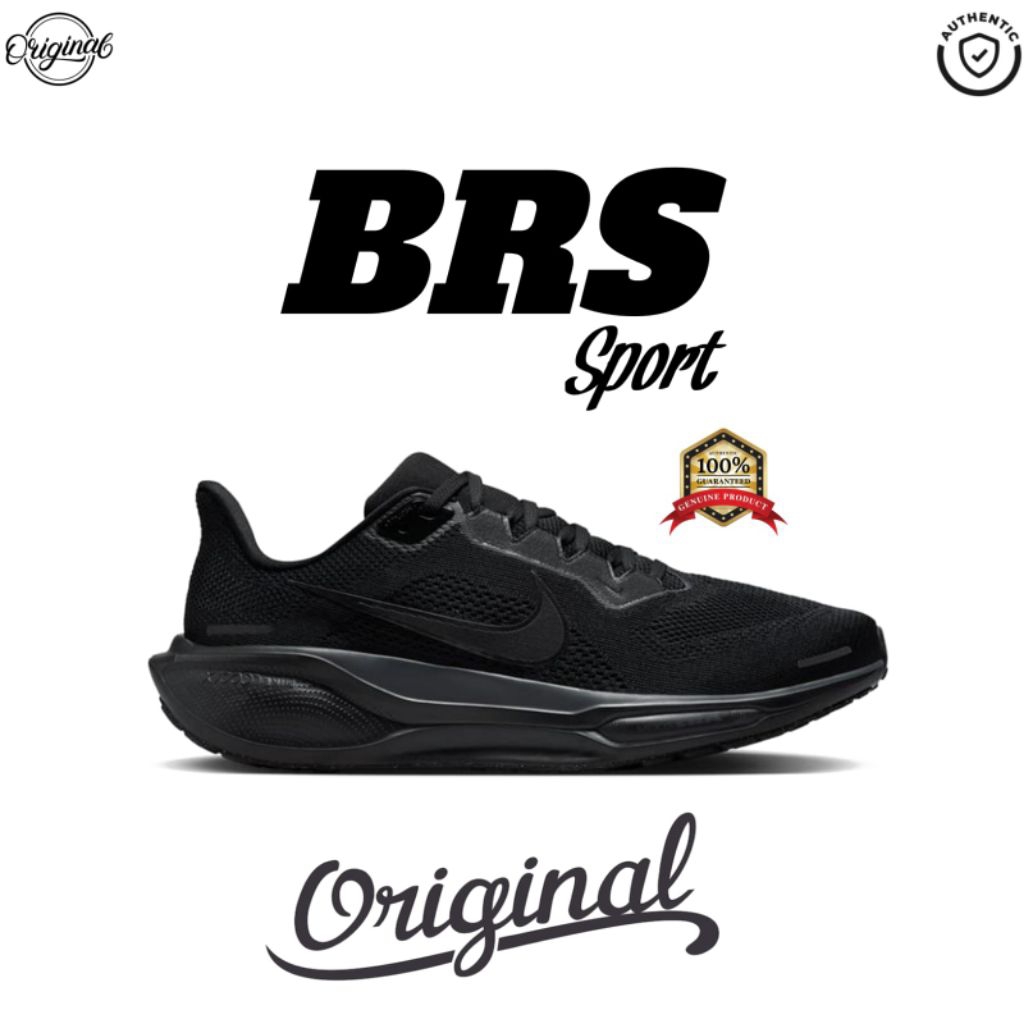 Running Shoes Nike Zoomx Pegasus 41 Triple Black Original