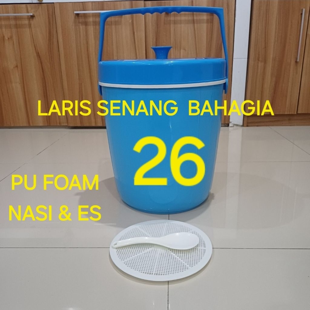Rice Bucket 26 Premium Rice Ice Bucket 26 Ice bucket Rice Bucket PU foam termos nasi termos es