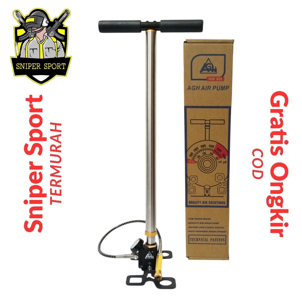 Pompa Pcp Agh Kaki Lipat | Pompa Pcp 6000 Psi | Pompa Pcp 3 Stage | Pompa Pcp Agh Original