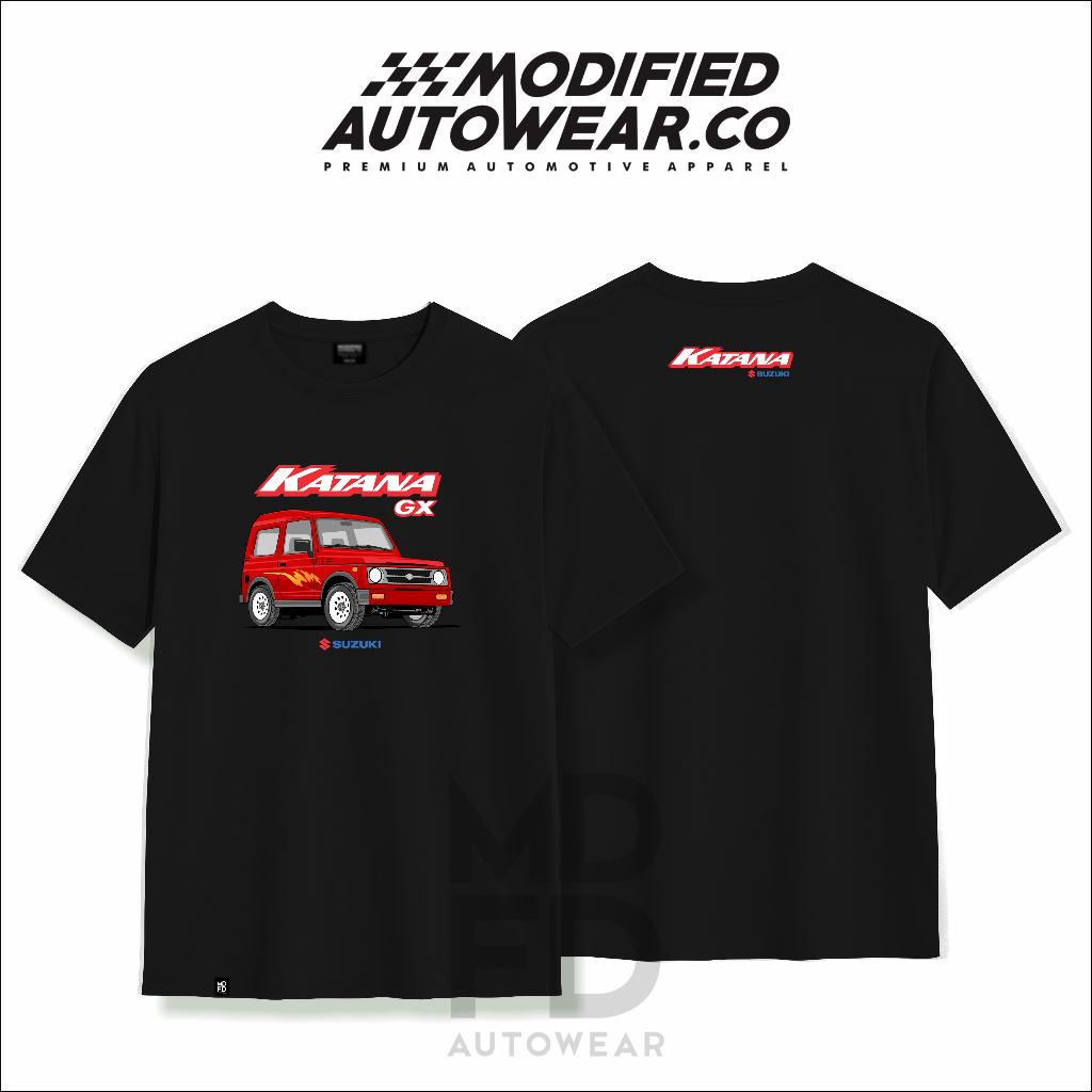 kaos katana gx modified autowear premium 100% Original Cotton Kaos jimny katana gx