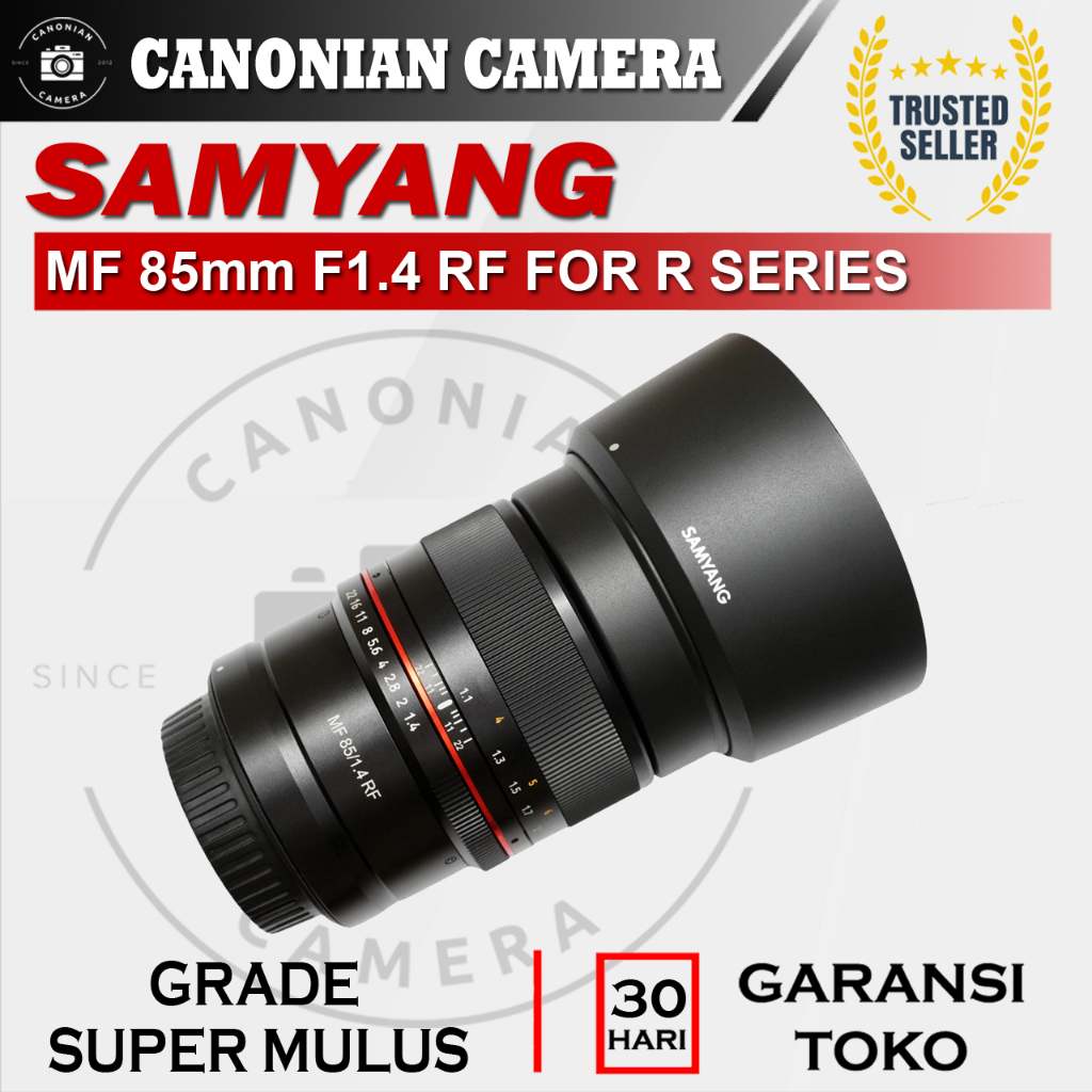 Lensa Samyang MF 85mm F1.4 RF For Canon R Series