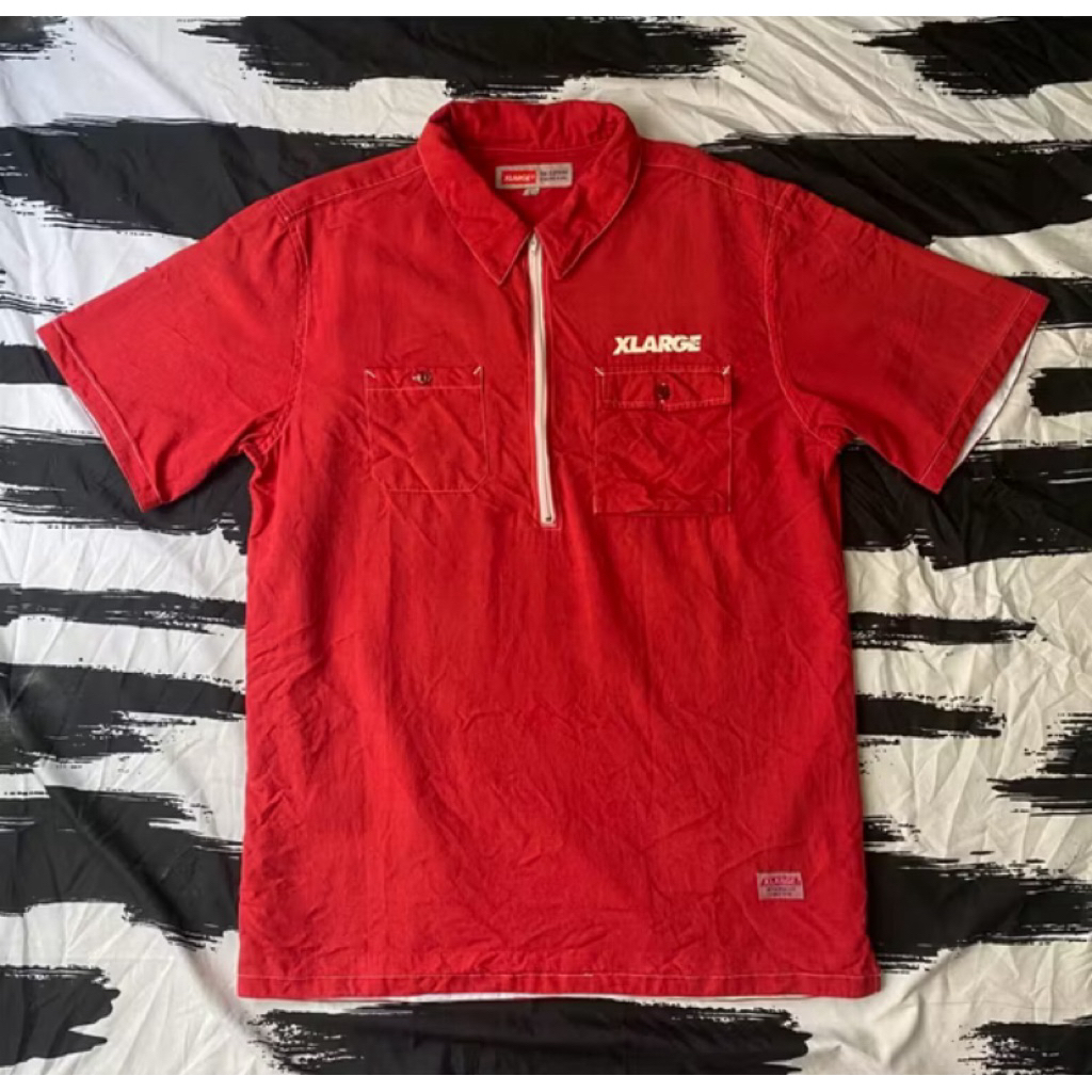 Xlarge Half Zip Work Shirt