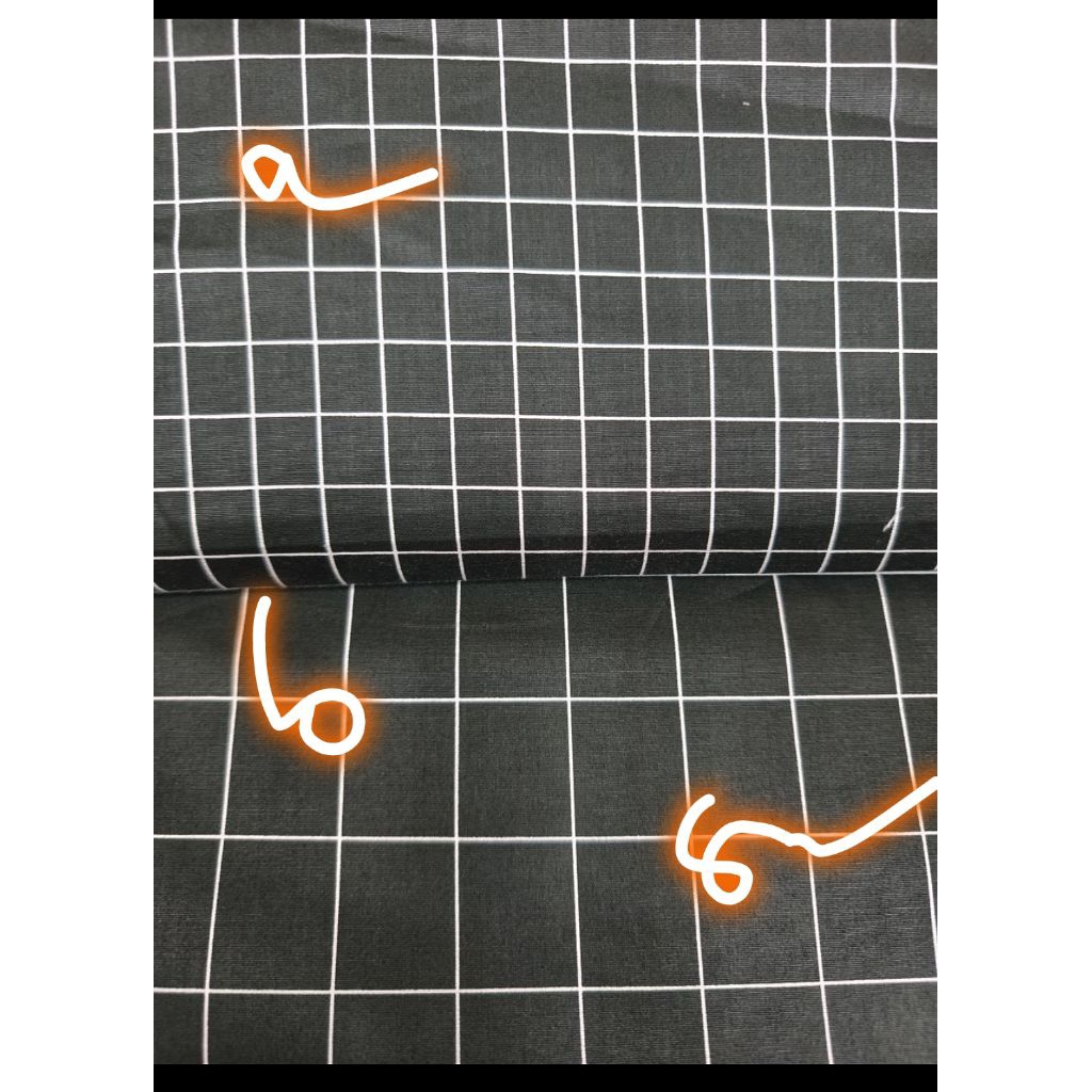 katun jepang tokai senko motif kotak hitam