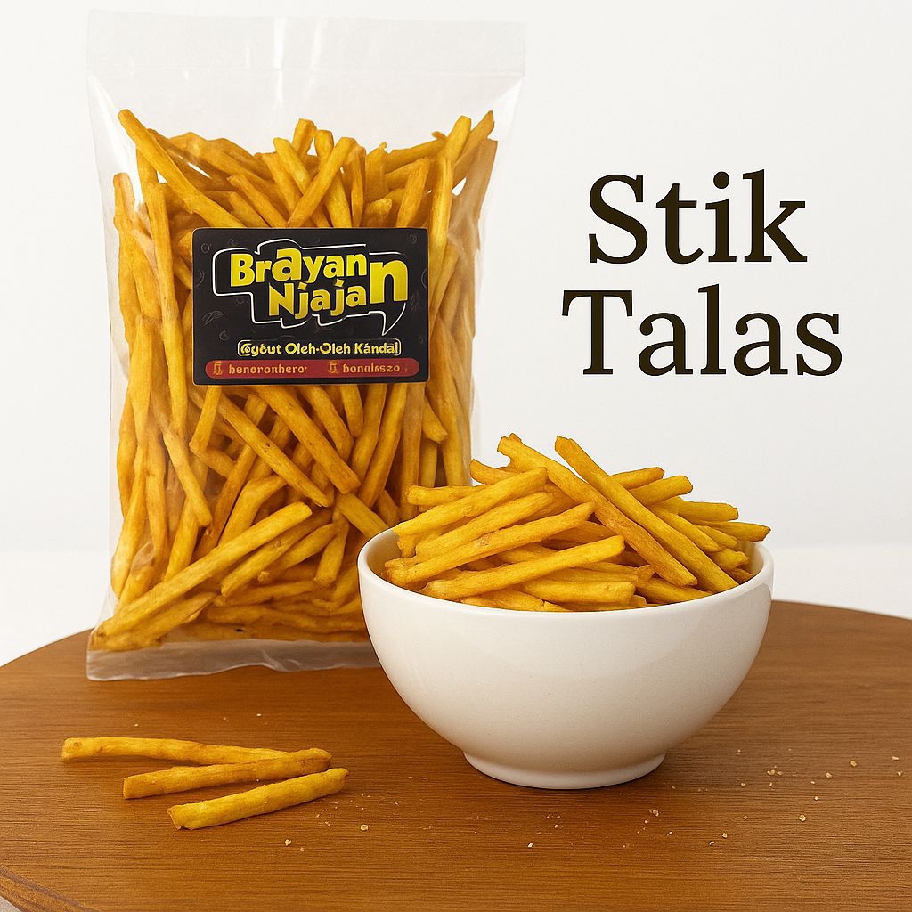 STIK TALAS UBI ORIGINAL CEMILAN GURIH ASIN SUPER LEZAT