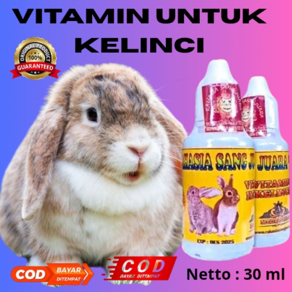 VITAMIN UNTUK KELINCI TERBAIK 30ml