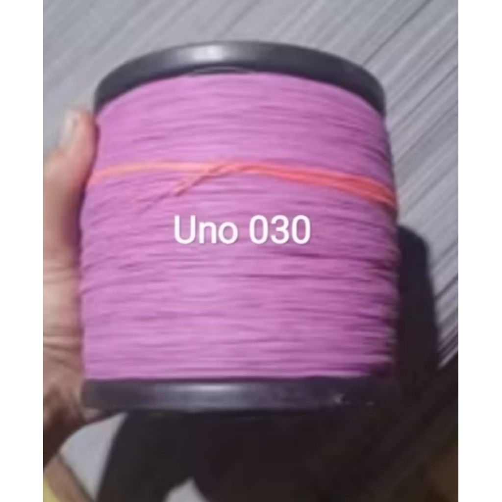 Gelasan Tajam Khas Pontianak/Senar Uno uk 030/Harga tertera panjang gelasan 3000 yard