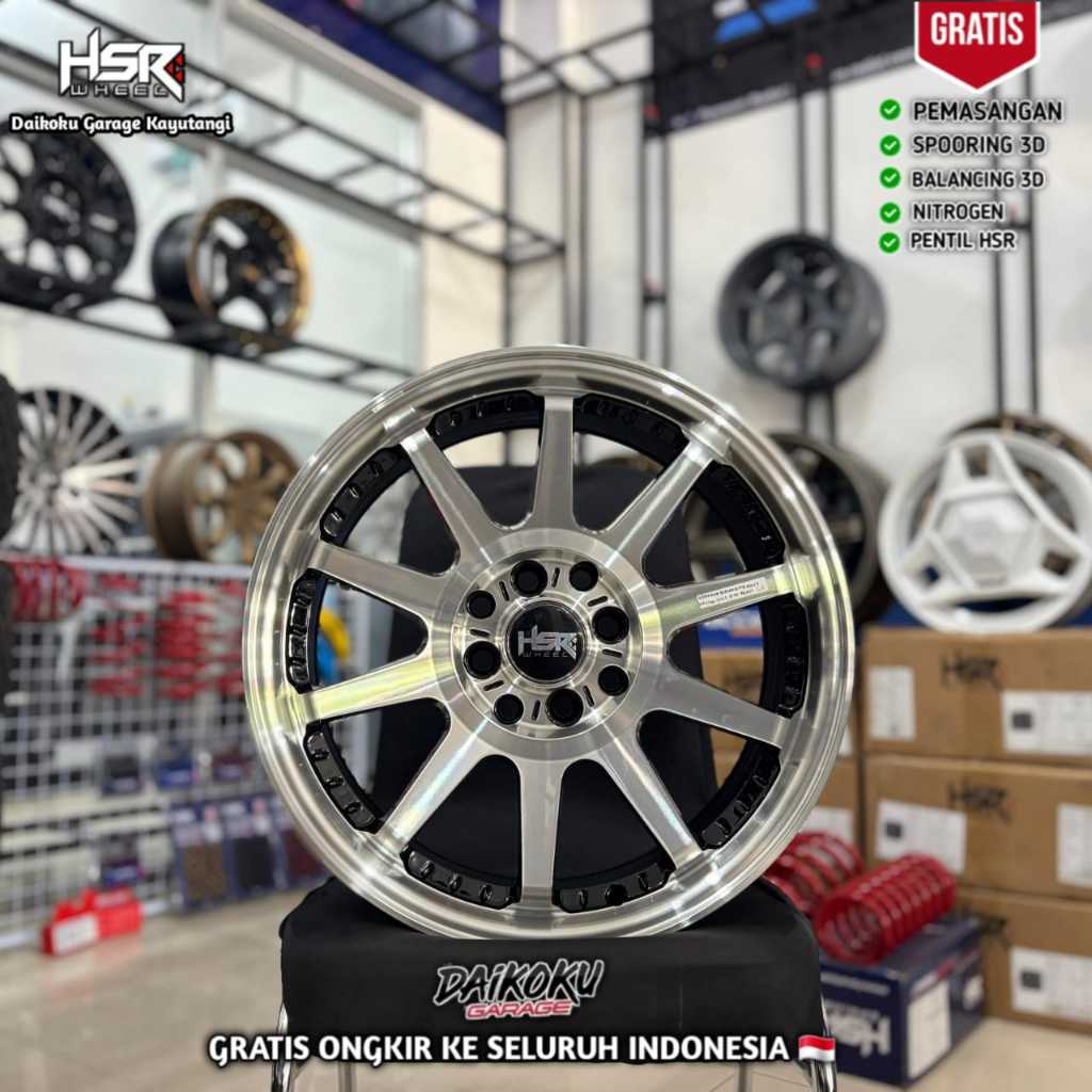 Velg Mobil Gymkana Boroko HSR Ring 16 Murah Gratis Ongkir