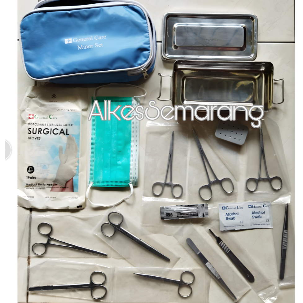 Minor Set General Care isi 17pcs Perlengkapan Standar Bedah Minor