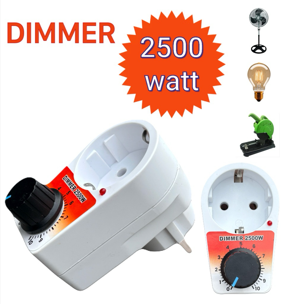 DIMMER 2500 watt pengatur kecepatan grinda kipas dinamo listrik AC220v