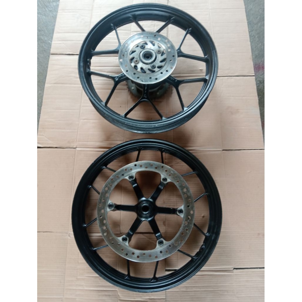 velg racing Honda Sonic satu set piringan dudukan gear barang seken ORI copotan