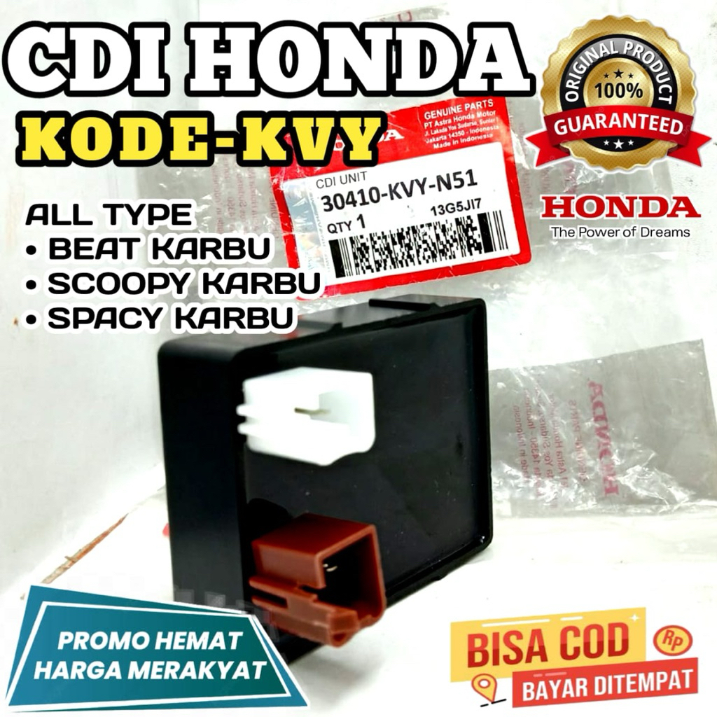 CDI KVY,ORIGINAL HONDA,CDI BEAT KARBU,CDI SCOOPY KARBU,CDI SPACY KARBU,CDI BEAT,CDI HONDA BERGARANSI