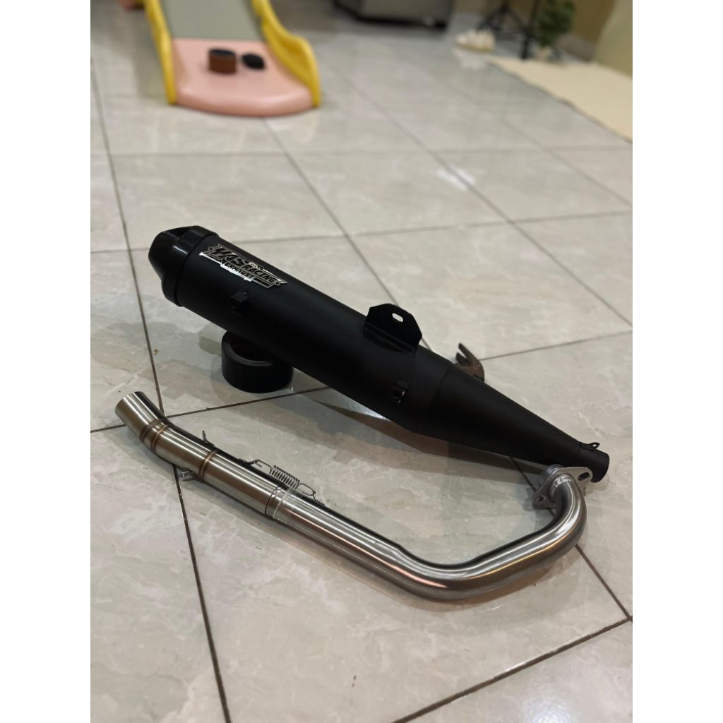 KNALPOT STANDAR RACING MX KING ORIGINAL YAS RACING FOR MX KING,MX NEW,MX OLD, VIXION