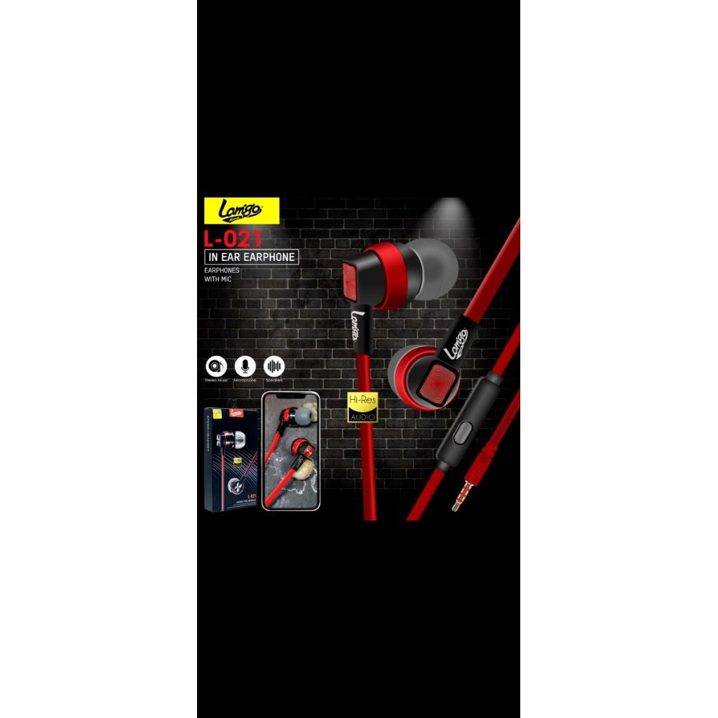 Headset handsfree lamigo L21 extrem bass original