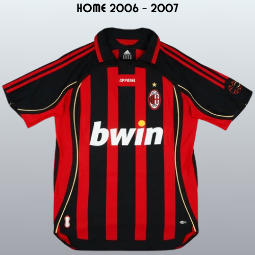 Jersey milan home 2006 2007