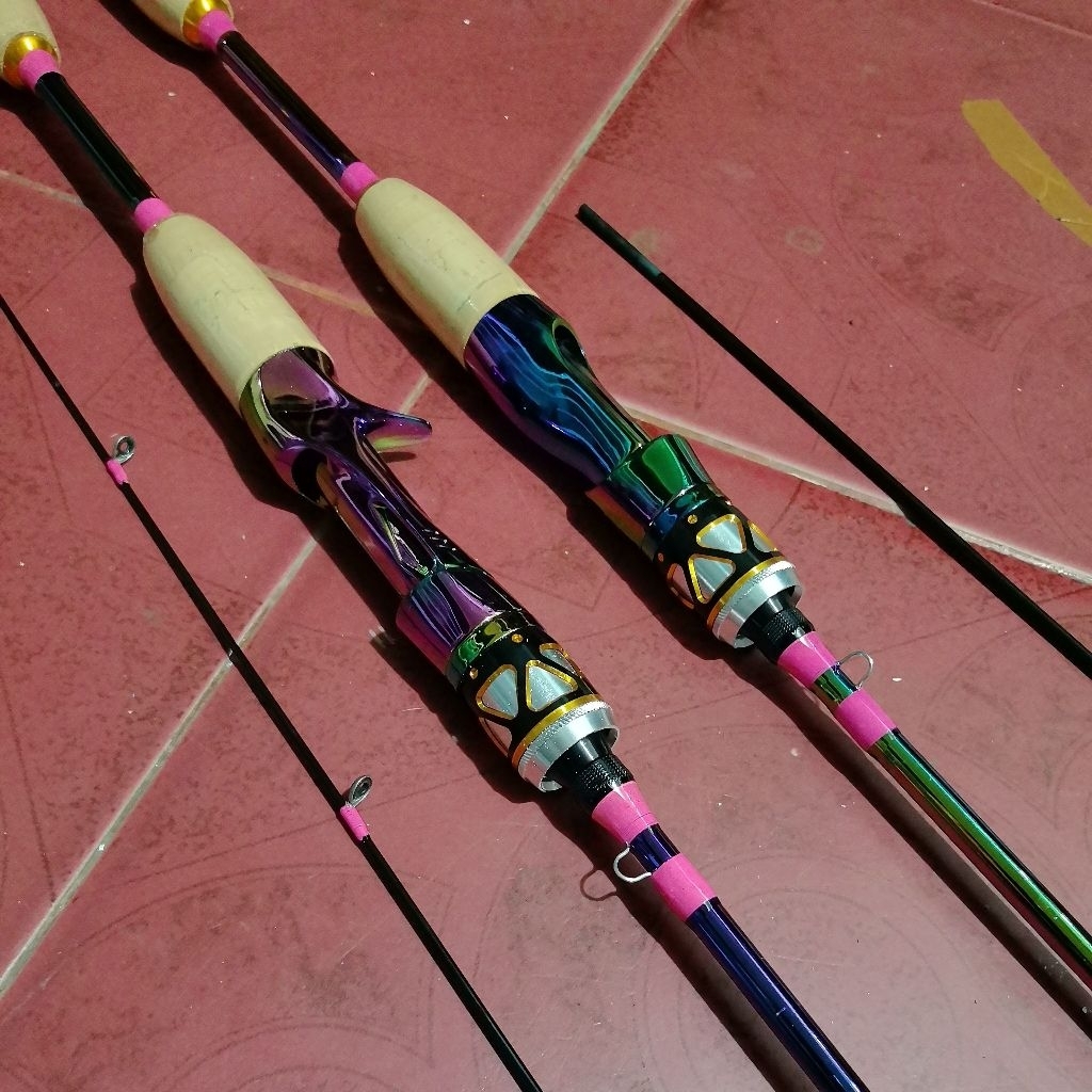 Joran Casting Zorro pelangi carbon solid