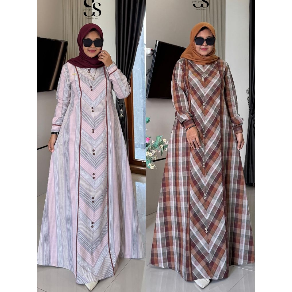 GAMIS SAULIN STORE // BAHAN KATUN TRISET