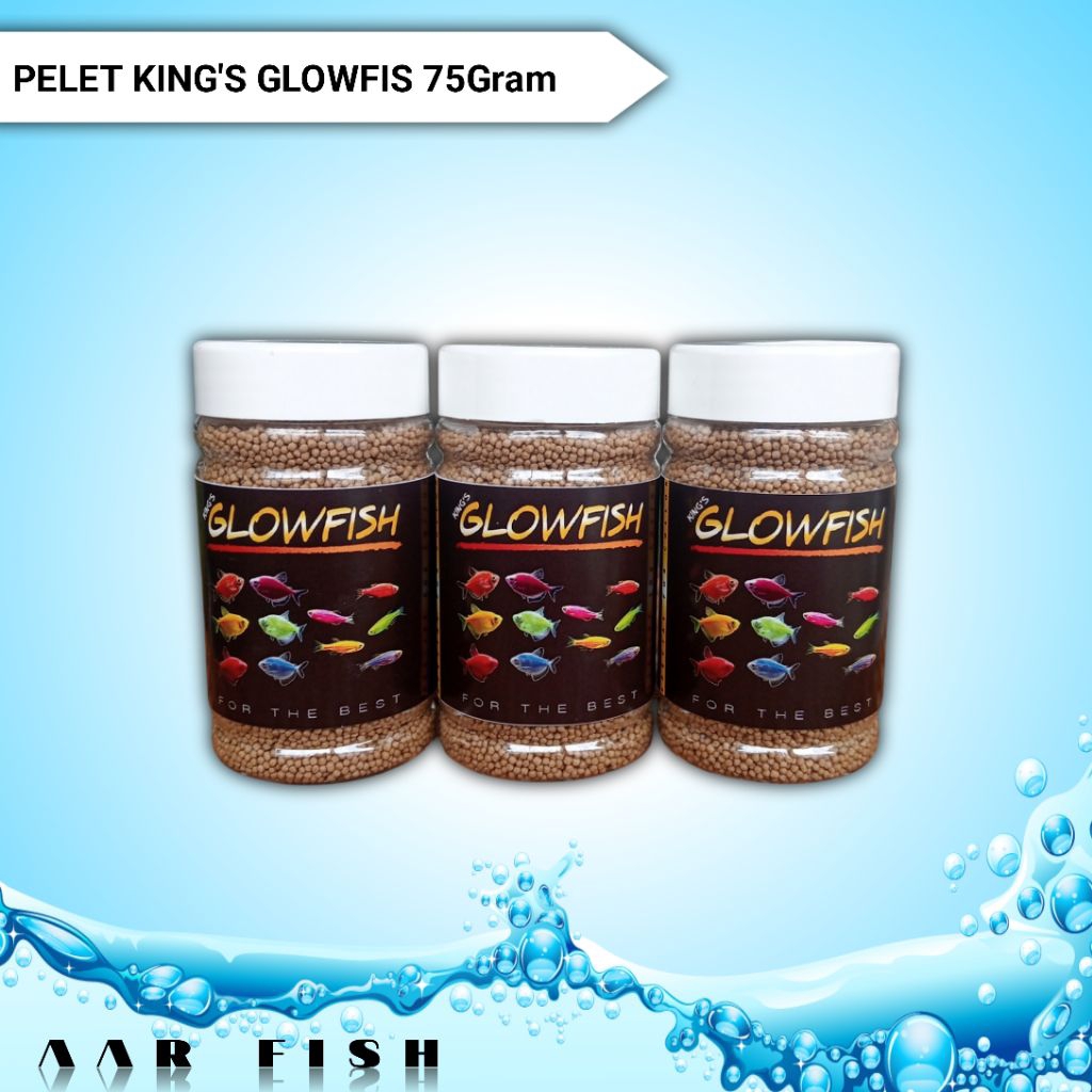 PELET KING'S GLOWFISH/PELET IKAN GLOWFISH TETRA
