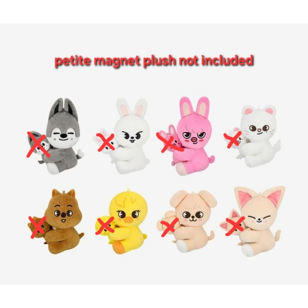 skzoo straykids skz celebrate magnet plush  wolfchan leebit dwaekki jiniret hanquokka bbokari puppym