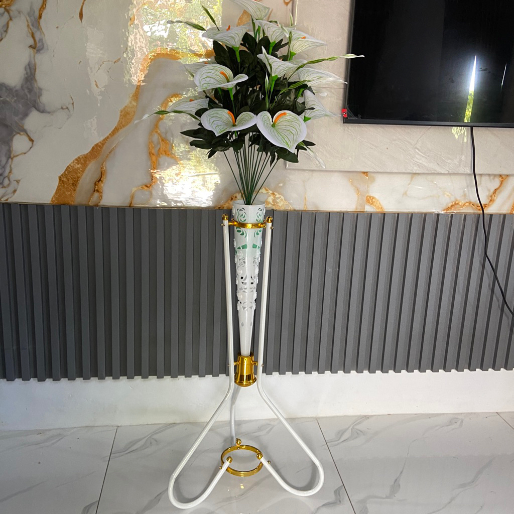 Bunga Anthurium Artificial Bunga Sudut Ruang Tamu Dekorasi Rumah