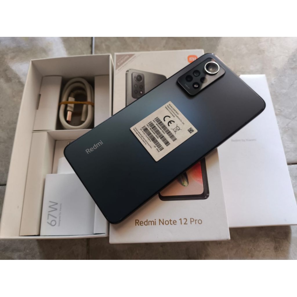 redmi note 12 pro second 8/256gb mulus garansi resmi