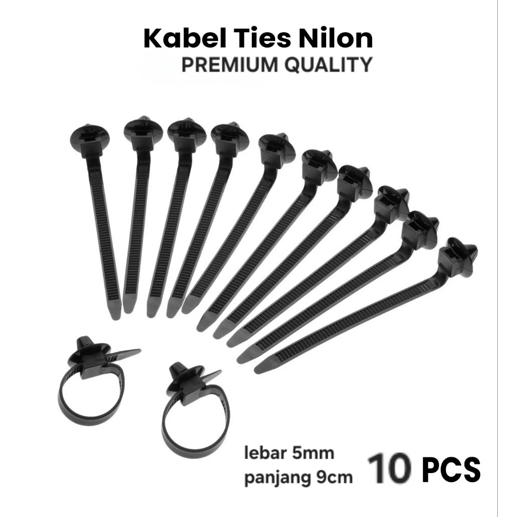 Tali pengikat kabel body kendaraan mobil motor kabel ties universal